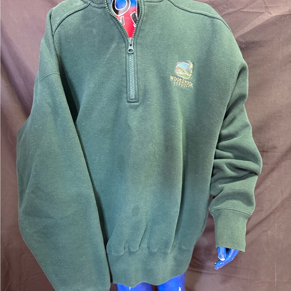 ouray Other - Men's Green Quarter-Zip Sweatshirt